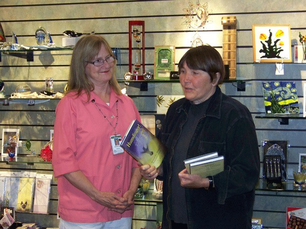 Coupeville author Stephanie Ione Haskins donated several copies of her book “Humdinger” to the Whidbey General Hospital Gift Shop. Haskins