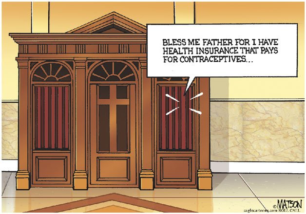 Today's cartoon is by RJ Matson