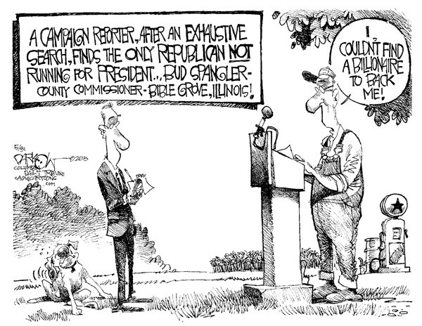 Today's cartoon for Saturday, May 30, 2015