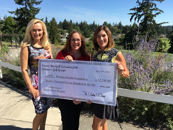 The women’s golf groups of Useless Bay Golf & Country Club donated $25