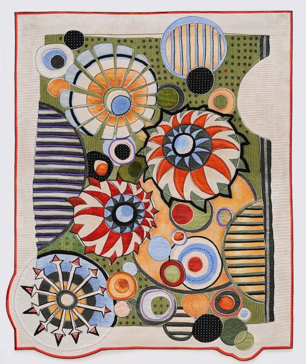 Artist Marianne Burr’s “At the Circus” quilt