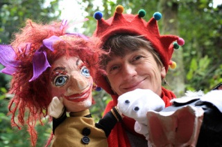 Aha! Puppet Theater performs today in Langley.