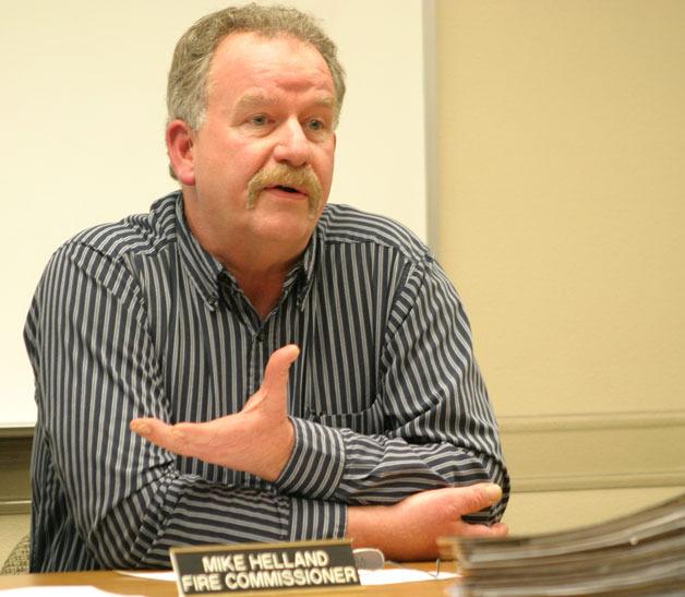 Fire Commissioner Mike Helland talks about the proposed 15-cent levy increase for South Whidbey Fire/EMS operations.