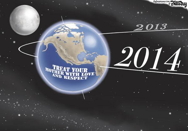 Today's Cartoon for Wednesday, Jan. 1, 2014