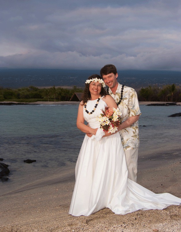 David Tiller and Gayle Wilkerson were  married earlier this month in Kona