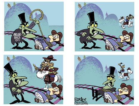 Today's cartoon is by Eric Allie of Caglecartoons.com.