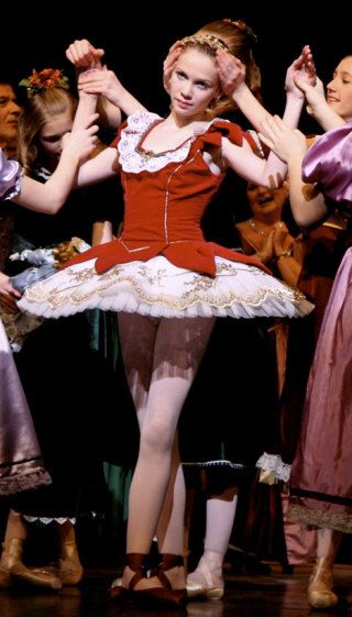 Grace Swanson performs the role of the doll in a Whidbey Island Dance Theatre production of “The Nutcracker.”