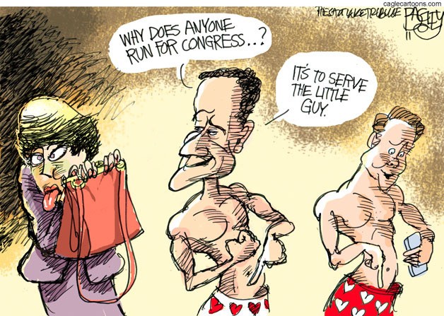 Today's cartoon is by Pat Bagley