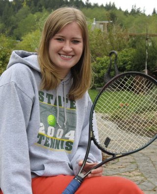 Caitie Newman has been named Co-Athlete of the Year by Skagit Valley College.