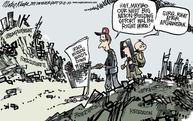 Today's cartoon is by Mike Keefe of The Denver Post.