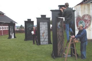 The Dharmic Engineer’s “Doorgan” will be on display during the Loganberry Festival at Greenbank Farm this weekend.