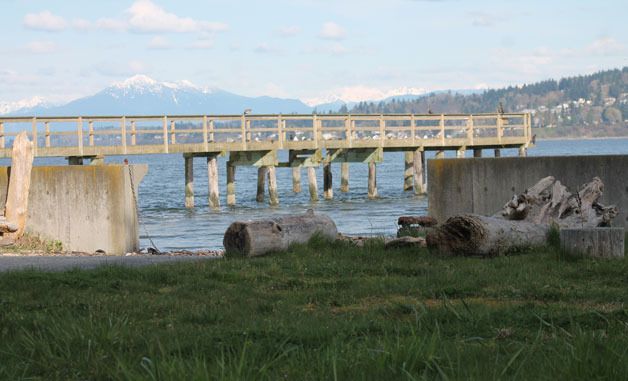 The boat ramp in Glendale is an appealing feature of the property up for sale and being pursued by the Whidbey Camano Land Trust and Island Beach Access. The latter sought support from the South Whidbey Parks & Recreation District in its bid for grant funding.