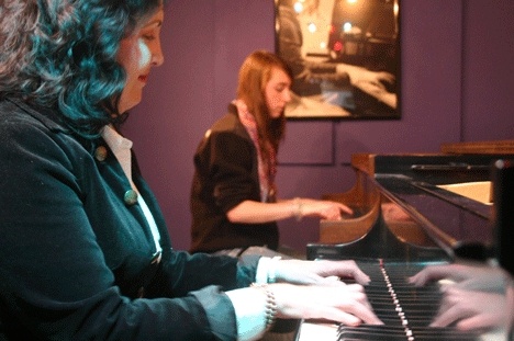 Jazz piano student Lucy Rock
