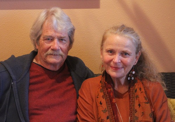 Judith Walcutt and her husband David Ossman