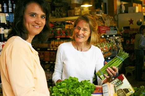 Maureen Wild and Coyla Shepard shop at the Star Store in Bayview for gluten-free products. Both women help to manage the Gluten Intolerant Group of Whidbey Island