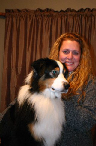 Laurie Thompson and Tucker: “He showed wonderfully. I couldn’t ask for anything better.”