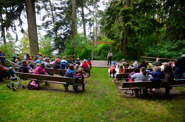 South Whidbey Parks and Recreation District Commisioner Matt Simms said at a recent meeting that South Whidbey State Park’s amphitheater could be a possible design for a proposed outdoor amphitheater on district property.