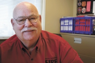 Island County Fire District 3 Chief Dan Stout in his office this week: “It’s been extremely rewarding.”