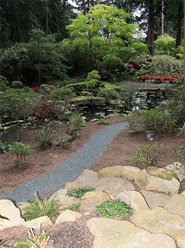 Masa Mizuno has designed and established numerous traditional Japanese gardens throughout the Pacific Northwest