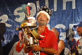 Kirk Francis is crowned Mr. South Whidbey 2008.