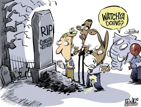 Today's cartoon is by Eric Allie of Caglecartoons.com.