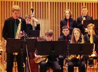 Students of the South Whidbey High School jazz band program under the instruction of Chris Harshman perform at the Lionel Hampton Jazz Festival in Moscow