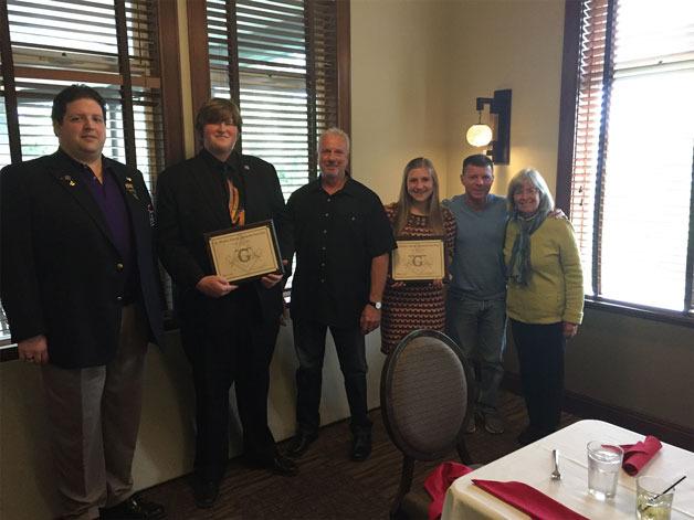 The Langley Lodge continued a 30-plus year tradition by presenting two South Whidbey High School juniors