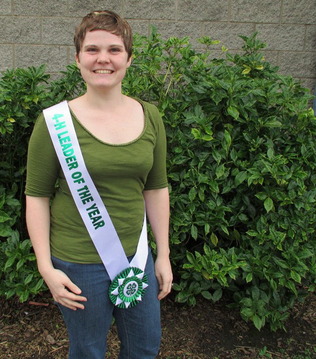 Megan Roberts of Oak Harbor is the 4-H Leader of the Year.