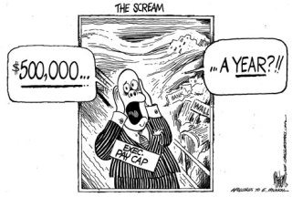 Today's cartoon is by Mike Lane