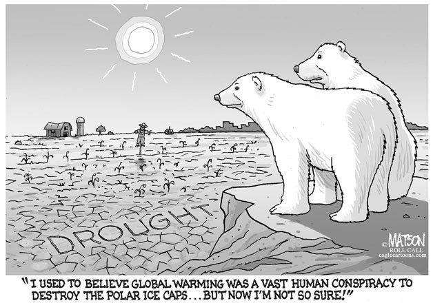 A different take on the extreme drought that his gripped the United States.
