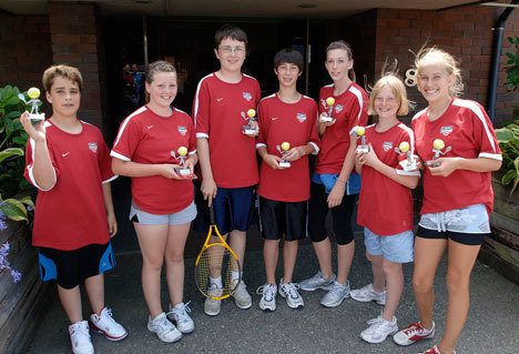 At the Bellingham Junior Team Tennis Tournament on Saturday