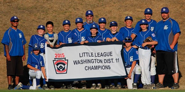 South Whidbey’s 11/12 Little League All-Stars. Pictured from left to right