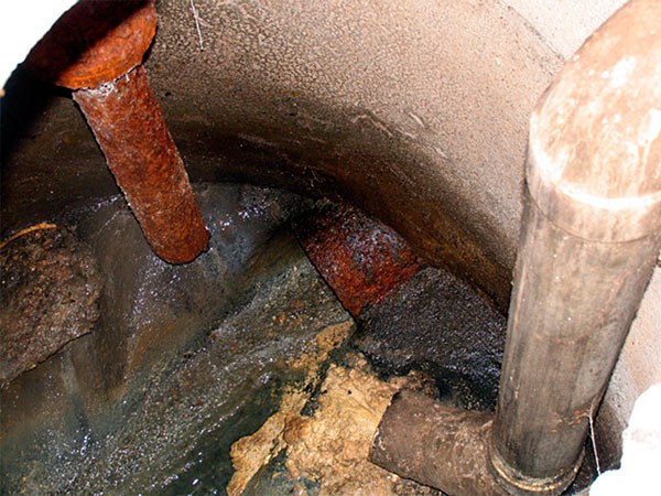 Pipe corrosion in the Langley sewer system was found in several areas.