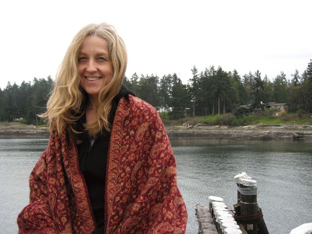 Lisa Fladager enjoys a stay on Galiano Island. The creative therapist celebrates her new studio