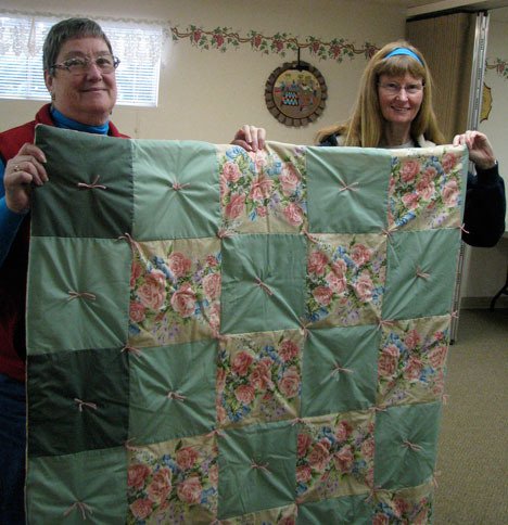 This beautiful rose quilt has been donated by the quilting group from Trinity Lutheran Church in Freeland to help fund a proposed youth shelter — Ryan’s House — that will be designed to house middle- and high-school-aged students in need of a safe place to stay.
