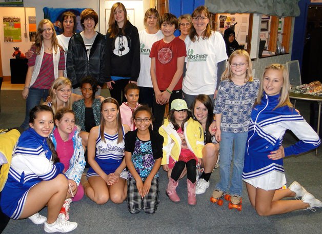 Falcon cheerleaders Rhylie Frye