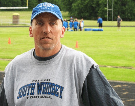 Falcon football co-coach and South Whidbey math teacher Andy Davis is adding to his duties this year. On Friday