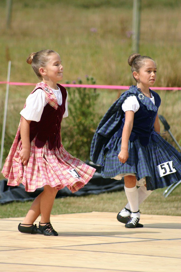Highland dancers of all ages