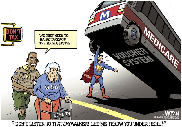 Today's cartoon is by RJ Matson