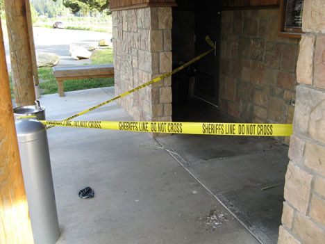 The restrooms at Freeland Park were closed by police after vandals struck over the weekend.
