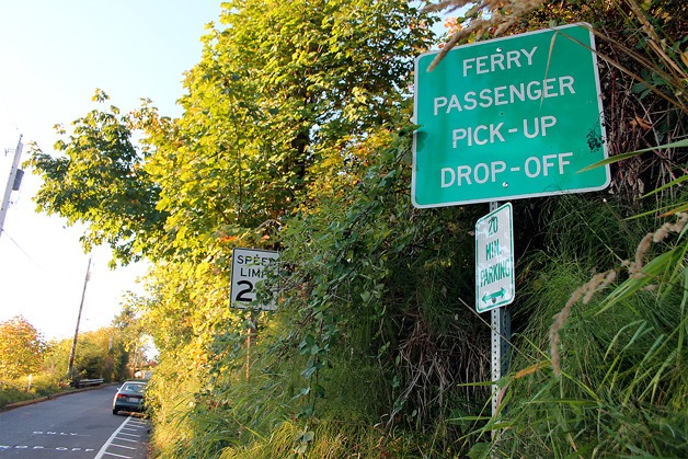 Ensuring that cars are not parked and left on Ferry Dock Road is a high priority for the Clinton Community Council