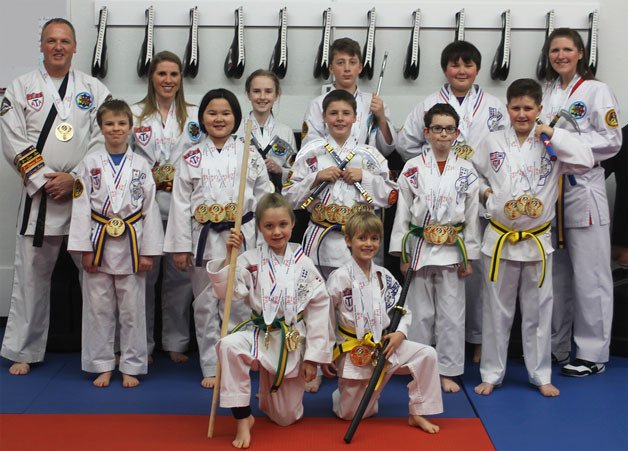 Students of Armstrong’s Taekwondo in Clinton competed in a tournament held in Canada on March 5. A total of 37 medals were earned.