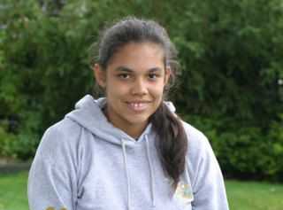 Falcon athlete Samantha Pope likes basketball the best