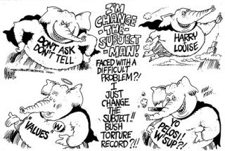 Today's cartoon is by Mike Lane of Cagle Cartoons.