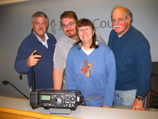 Island County Amateur Radio Club members recently selected new officers to lead Whidbey’s only ham radio club next year. They include