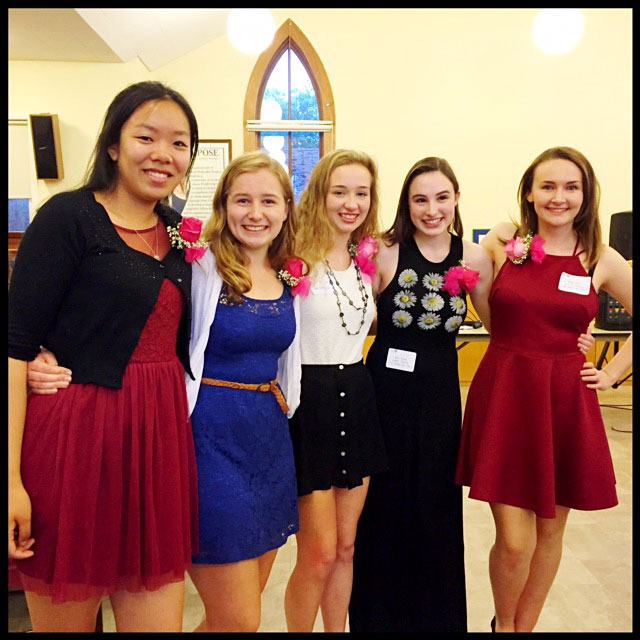 South Whidbey High School students Amelia Hensler