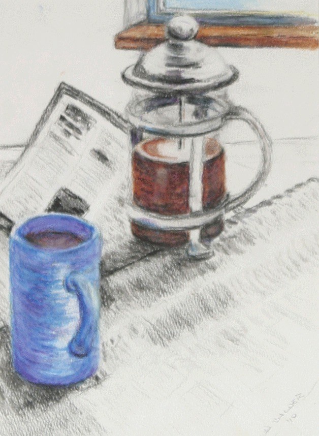 Tour goers can see the work of Langley artist Doug Calder. This piece is titled