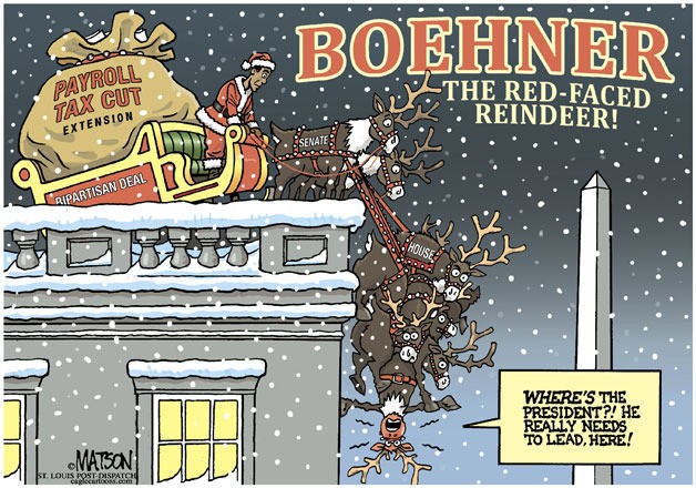 Today's cartoon is by RJ Matson