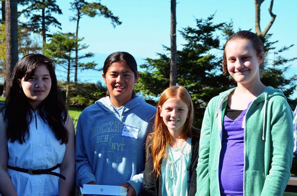 From left to right: Ayla Randolph (Oak Harbor Middle School)