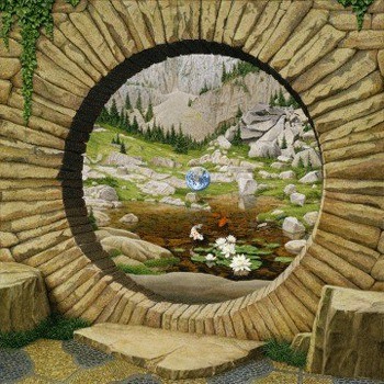 “Into the Garden” is a painting by Rob Schouten. He will share his knowledge Nov. 13.